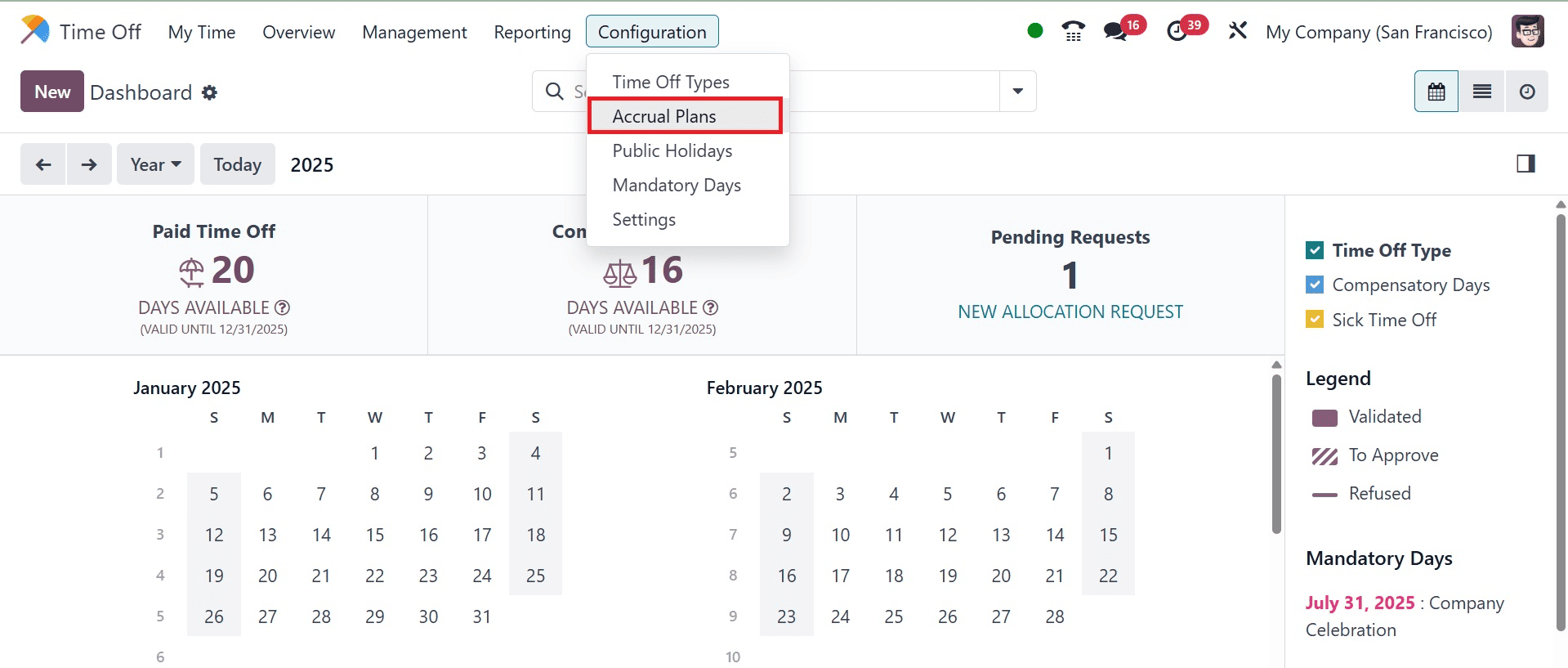 How to Manage Leave Allocation and Accrual Plans in Odoo 18 Time Off-cybrosys