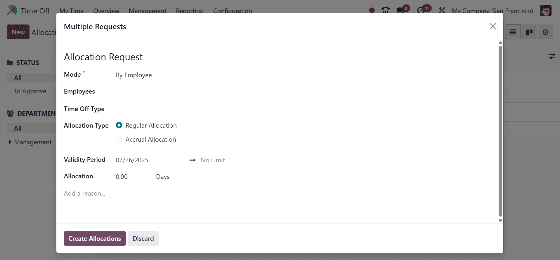 How to Manage Leave Allocation and Accrual Plans in Odoo 18 Time Off-cybrosys
