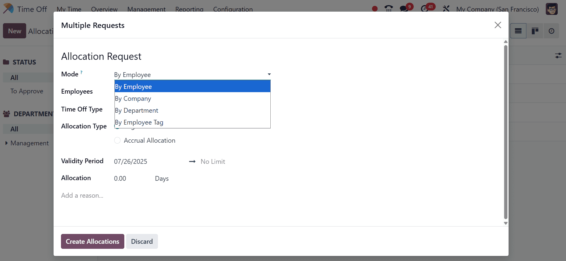 How to Manage Leave Allocation and Accrual Plans in Odoo 18 Time Off-cybrosys