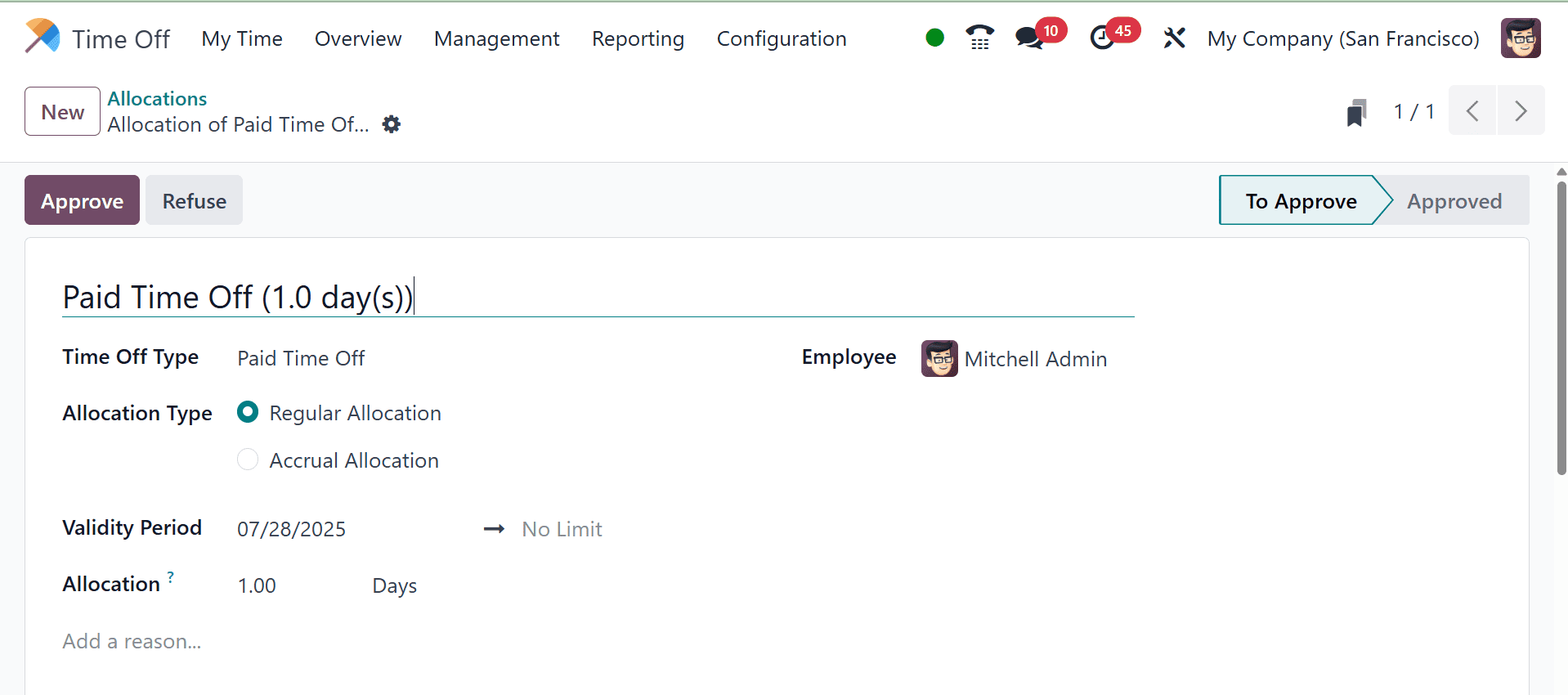 How to Manage Leave Allocation and Accrual Plans in Odoo 18 Time Off-cybrosys