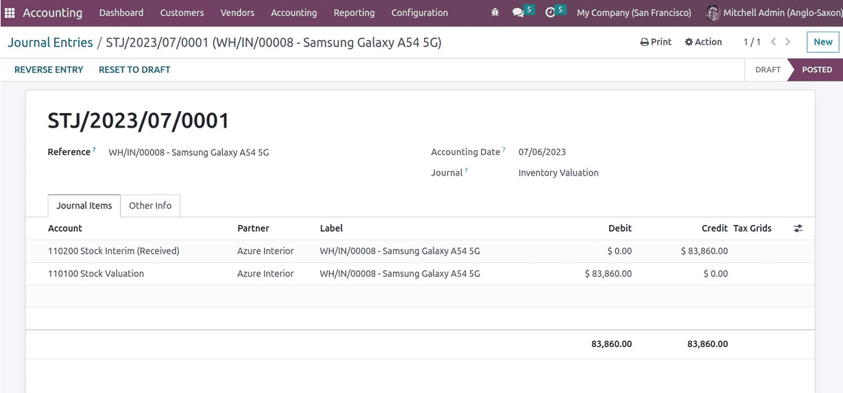 How to Manage Ledger Posting in Odoo 17 Anglo-Saxon Accounting-cybrosys