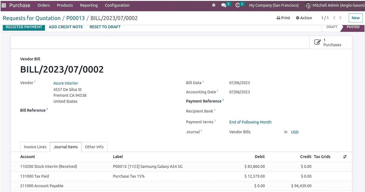 How to Manage Ledger Posting in Odoo 17 Anglo-Saxon Accounting-cybrosys