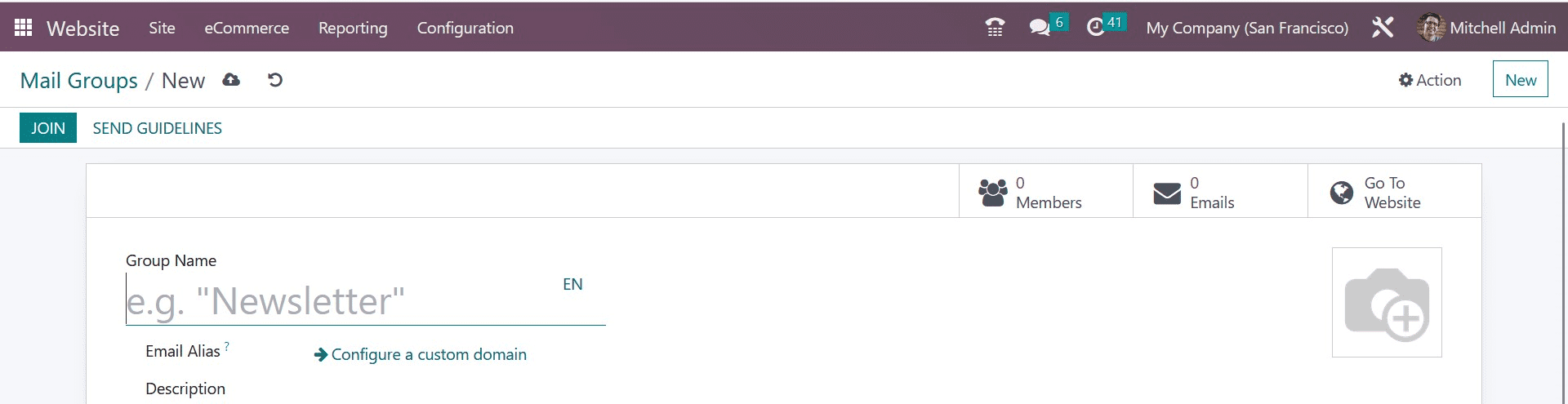 How to Manage Mailing Lists in Odoo 16 Website App