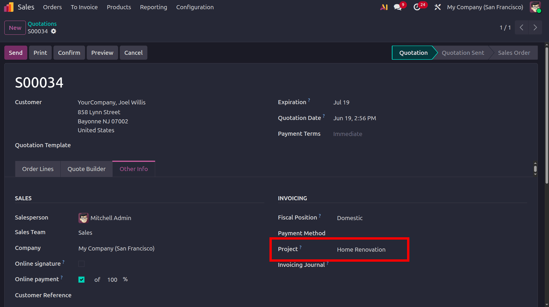 How to Manage Manual Billing Based on Delivered Quantity in Odoo 19 Projects-cybrosys