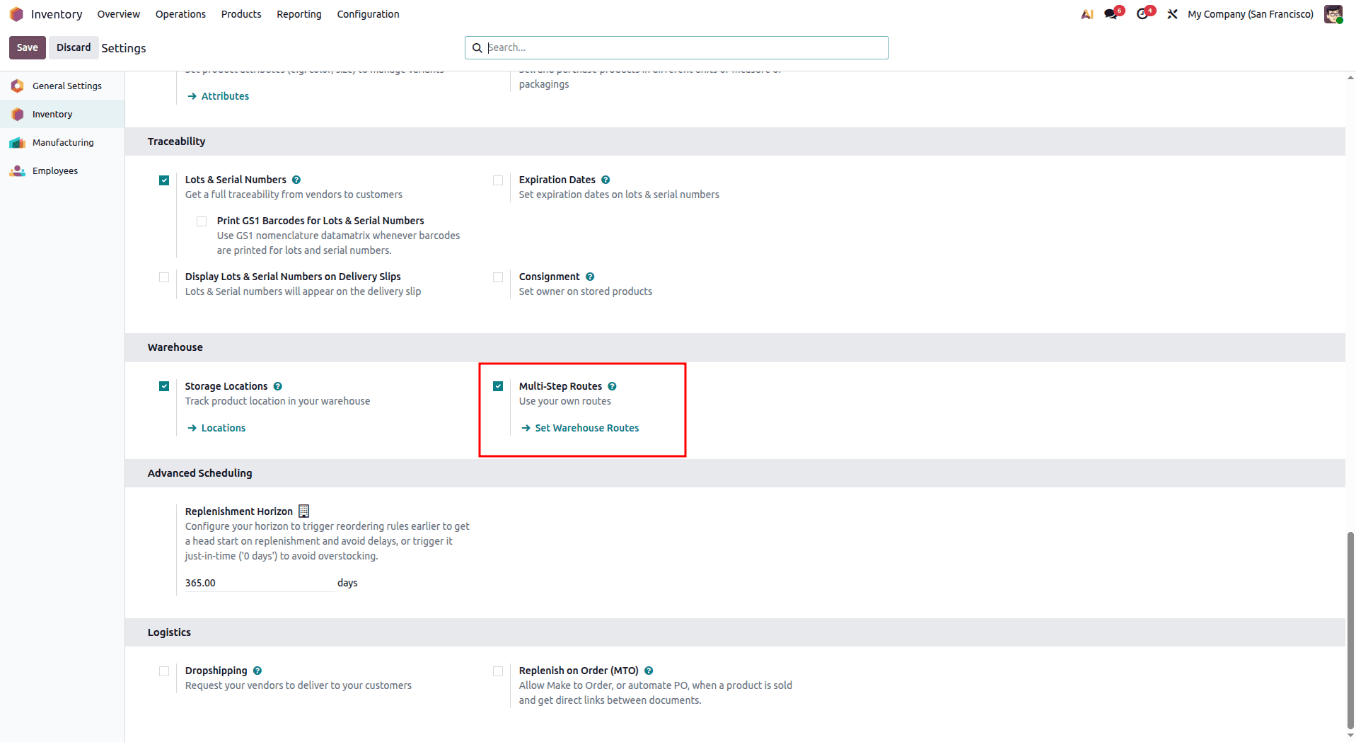 How to Manage Manufacturing with Two-Step Warehouse Flow in Odoo 19-cybrosys