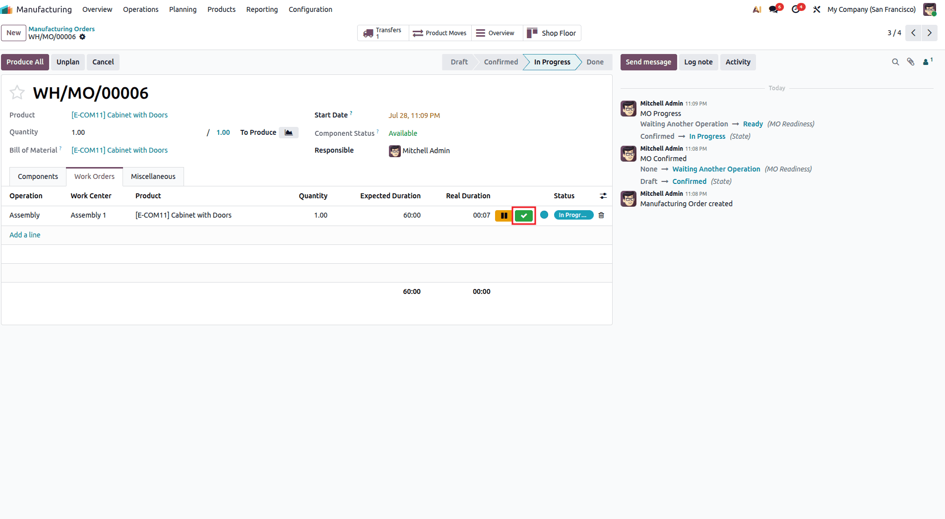 How to Manage Manufacturing with Two-Step Warehouse Flow in Odoo 19-cybrosys