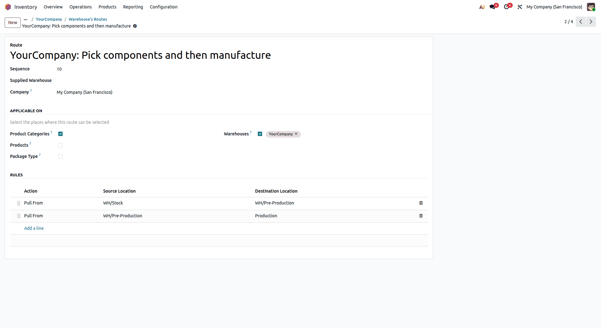 How to Manage Manufacturing with Two-Step Warehouse Flow in Odoo 19-cybrosys