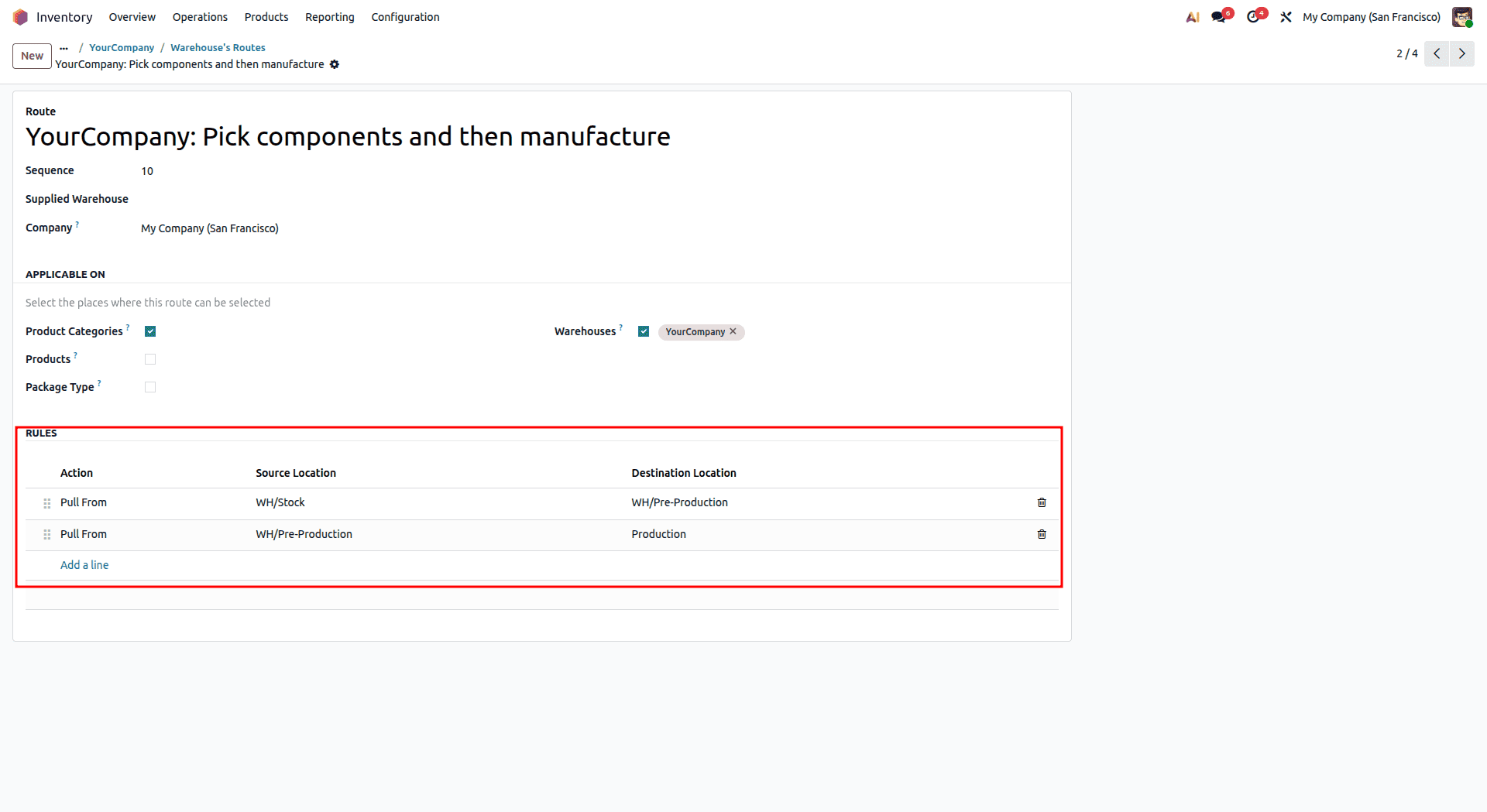 How to Manage Manufacturing with Two-Step Warehouse Flow in Odoo 19-cybrosys