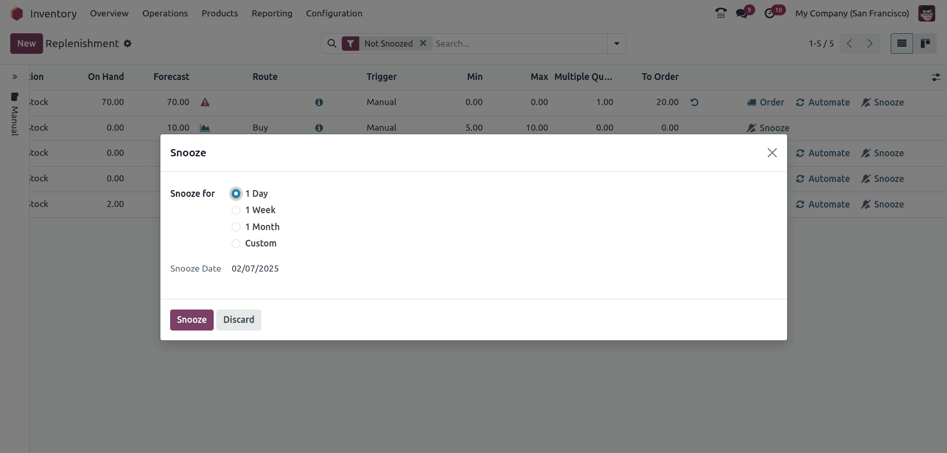 How to Manage Minimum Stock Rule in Odoo 18 Inventory-cybrosys