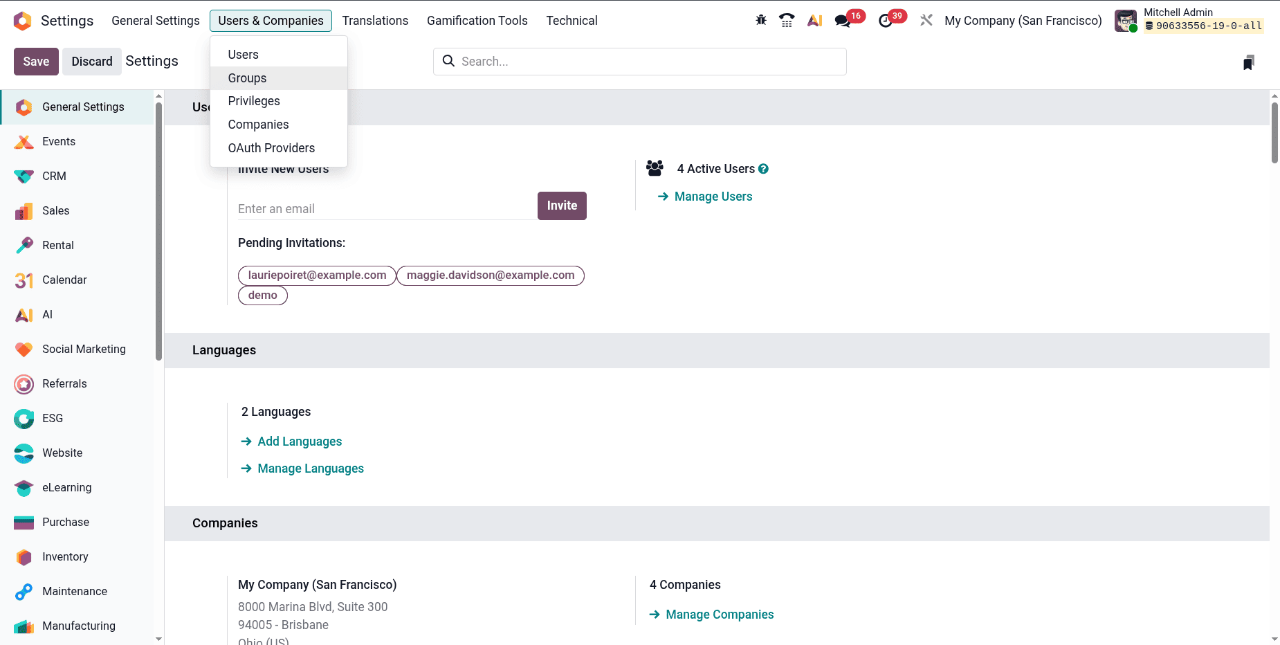 How to Manage Odoo 19 Permissions by Groups-cybrosys
