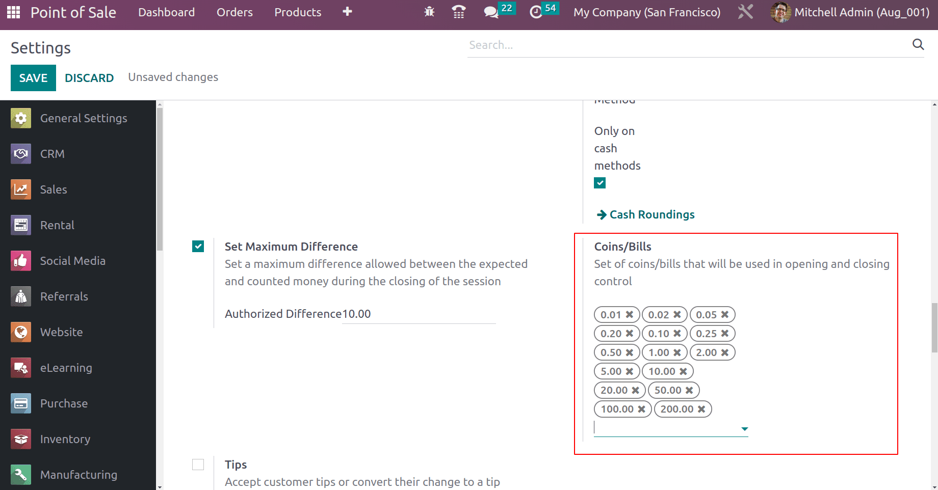 How to Manage Opening & Closing Control in Odoo 16 POS-cybrosys