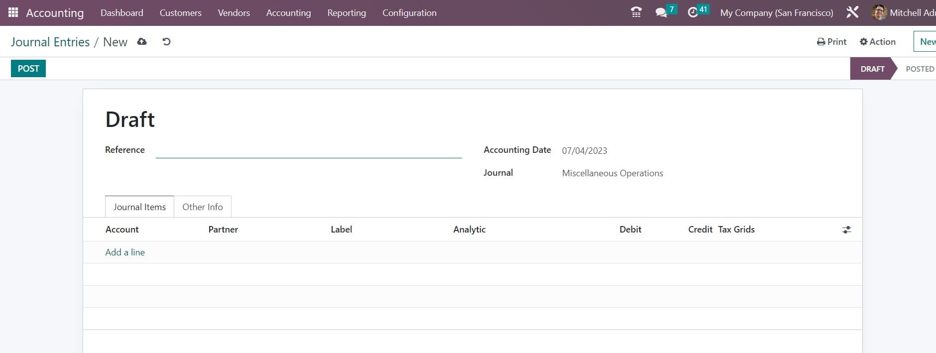 How to Manage Opening Balance in Odoo 16 Accounting-cybrosys