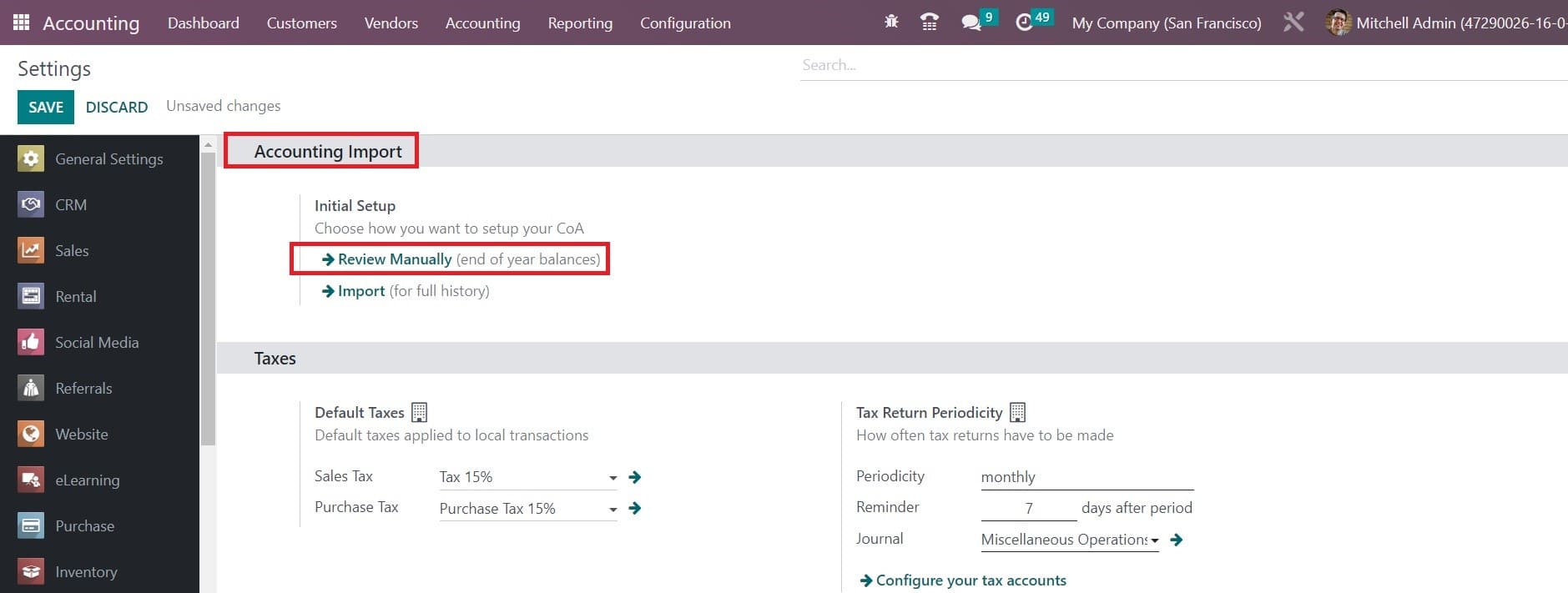 How to Manage Opening Balance in Odoo 16 Accounting-cybrosys