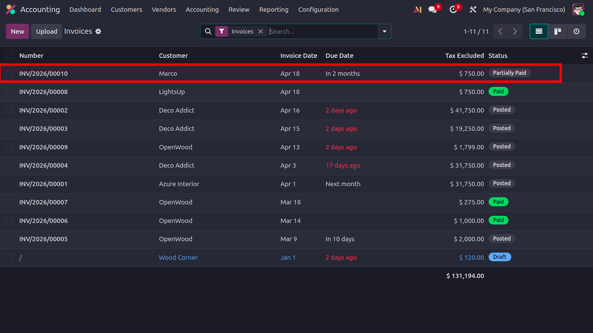 How to Manage Payment Terms in Odoo 19 Accounting-cybrosys