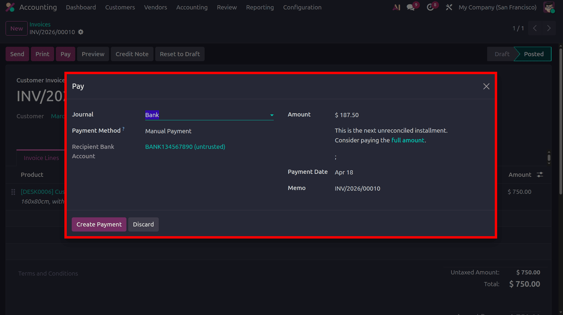 How to Manage Payment Terms in Odoo 19 Accounting-cybrosys