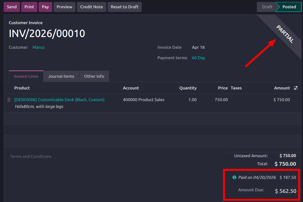 How to Manage Payment Terms in Odoo 19 Accounting-cybrosys