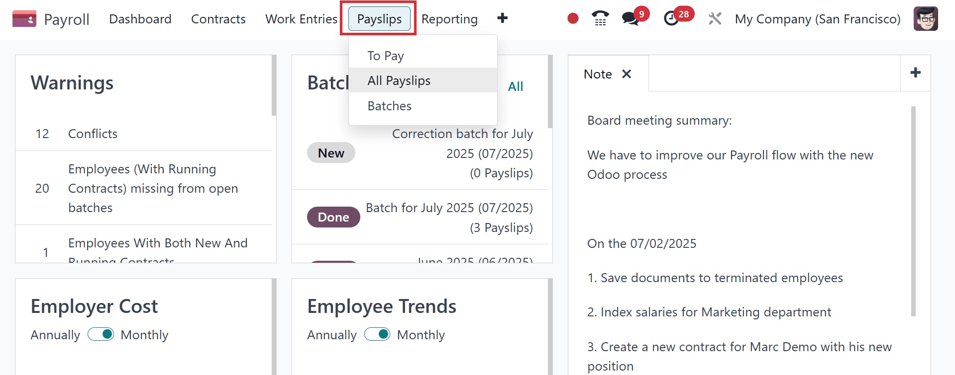 How to Manage Payroll in Batches in Odoo 18-cybrosys
