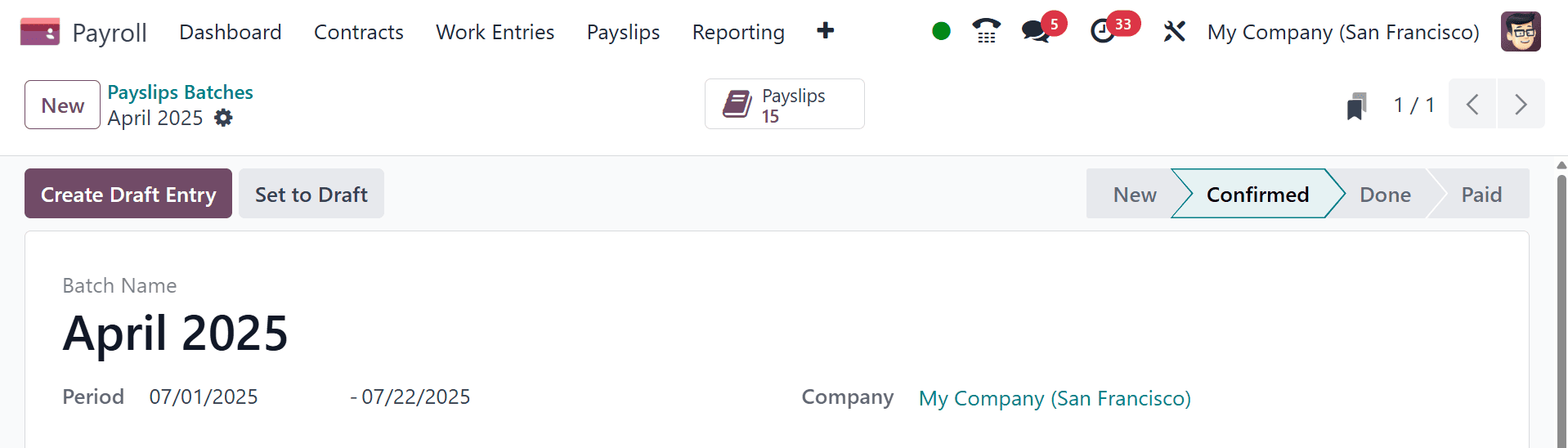 How to Manage Payroll in Batches in Odoo 18-cybrosys