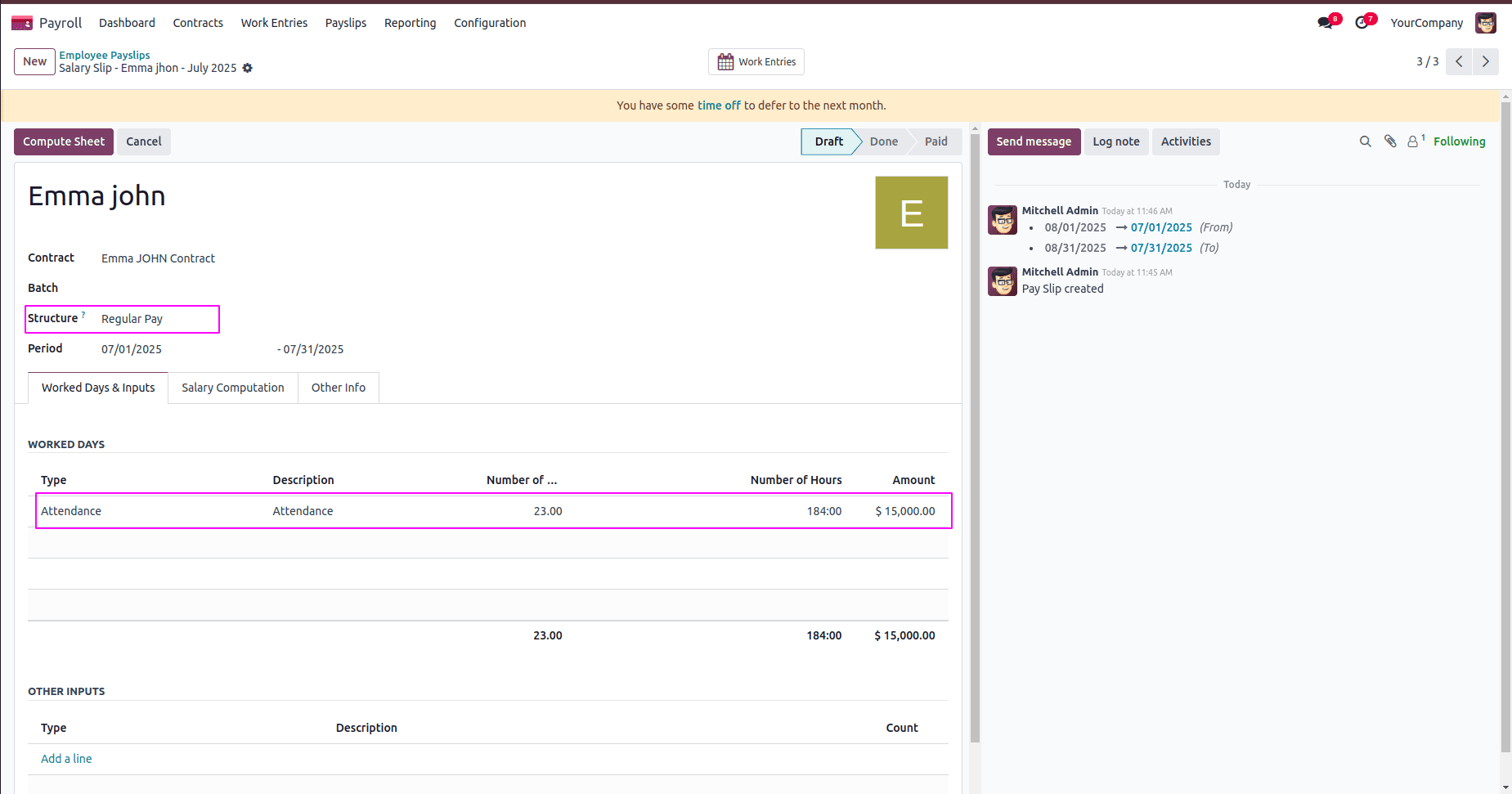 How to Manage Payroll Payment Entries in Odoo 18-cybrosys