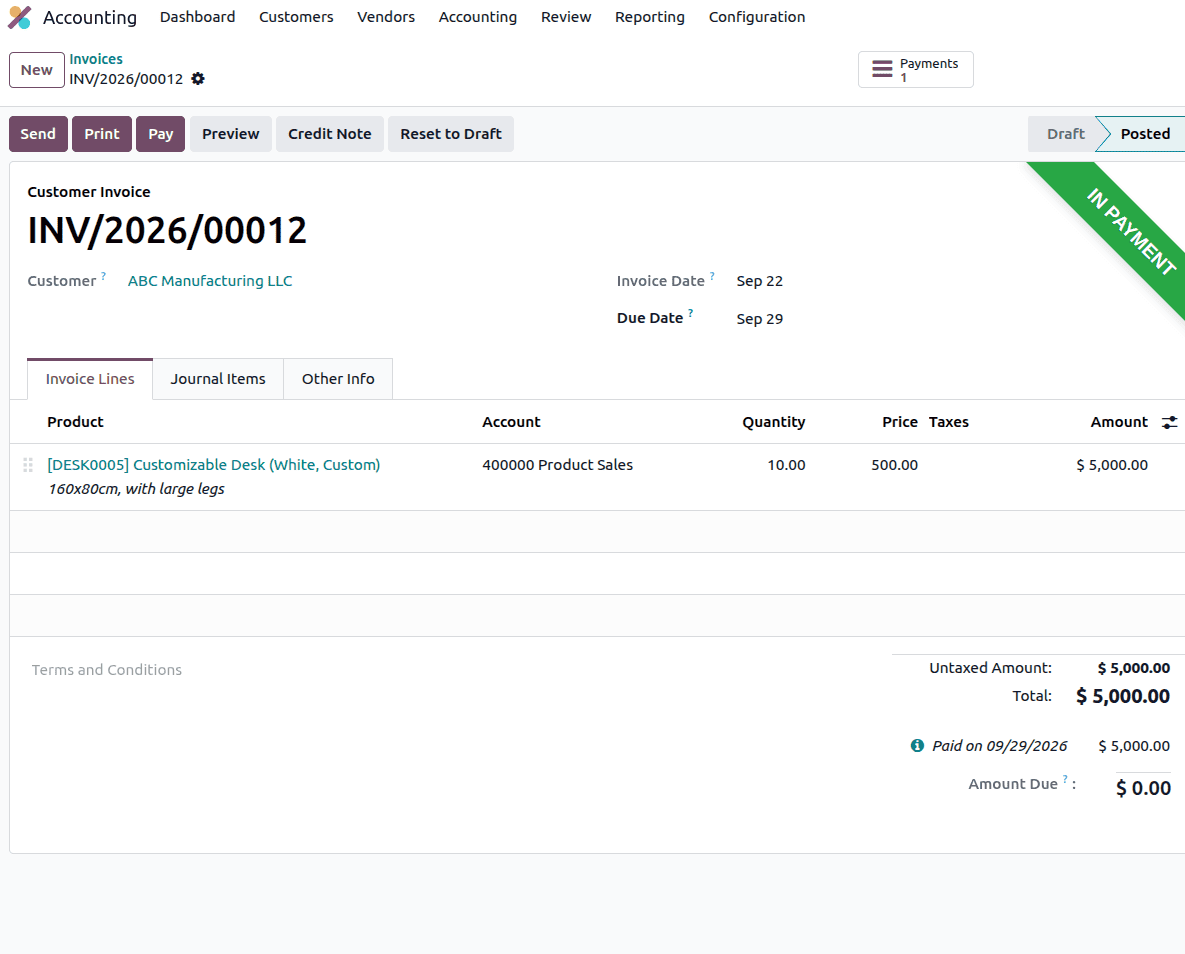 How to Manage Post-Dated (PDC) Cheques for Customer Invoices in Odoo 19-cybrosys