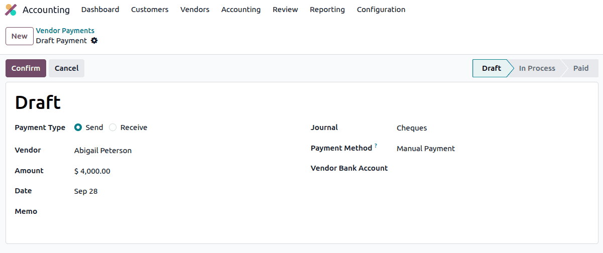 How to Manage Post-Dated (PDC) Cheques for Customer Invoices in Odoo 19-cybrosys