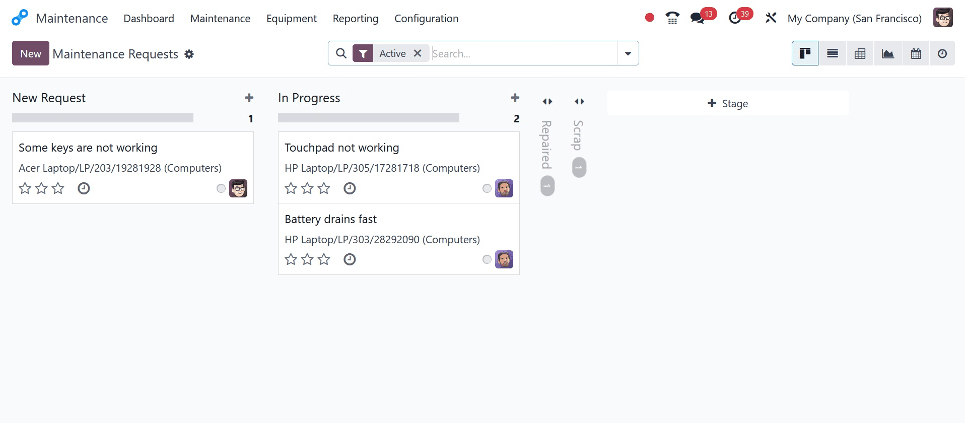 How to Manage Preventive & Corrective Maintenance in Odoo 17 Maintenance App-cybrosys