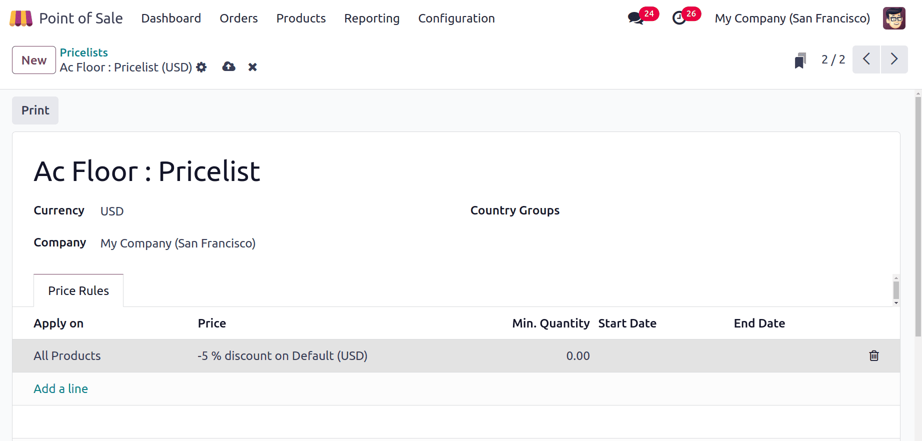 How to Manage Pricelist Odoo 18 Point of Sales (POS)-cybrosys