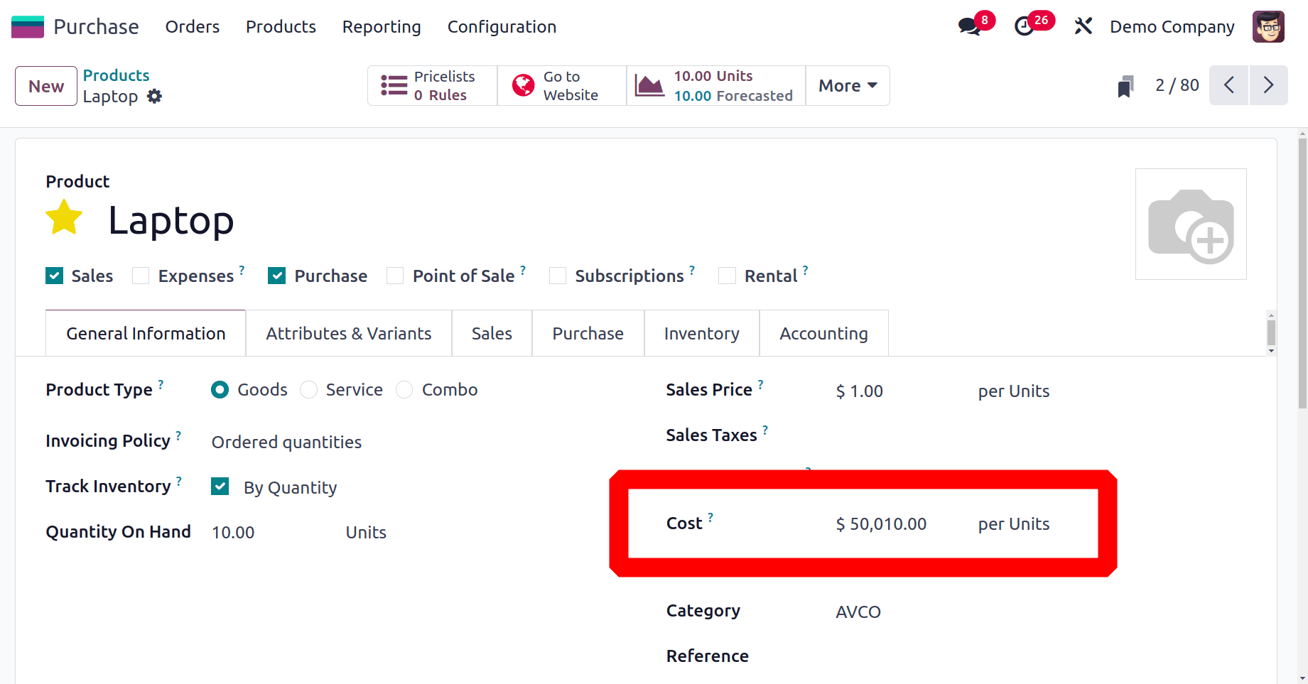 How to Manage Product Pricing with Landed Costs in Odoo 18-cybrosys