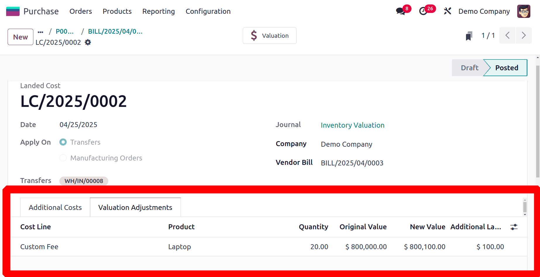 How to Manage Product Pricing with Landed Costs in Odoo 18-cybrosys
