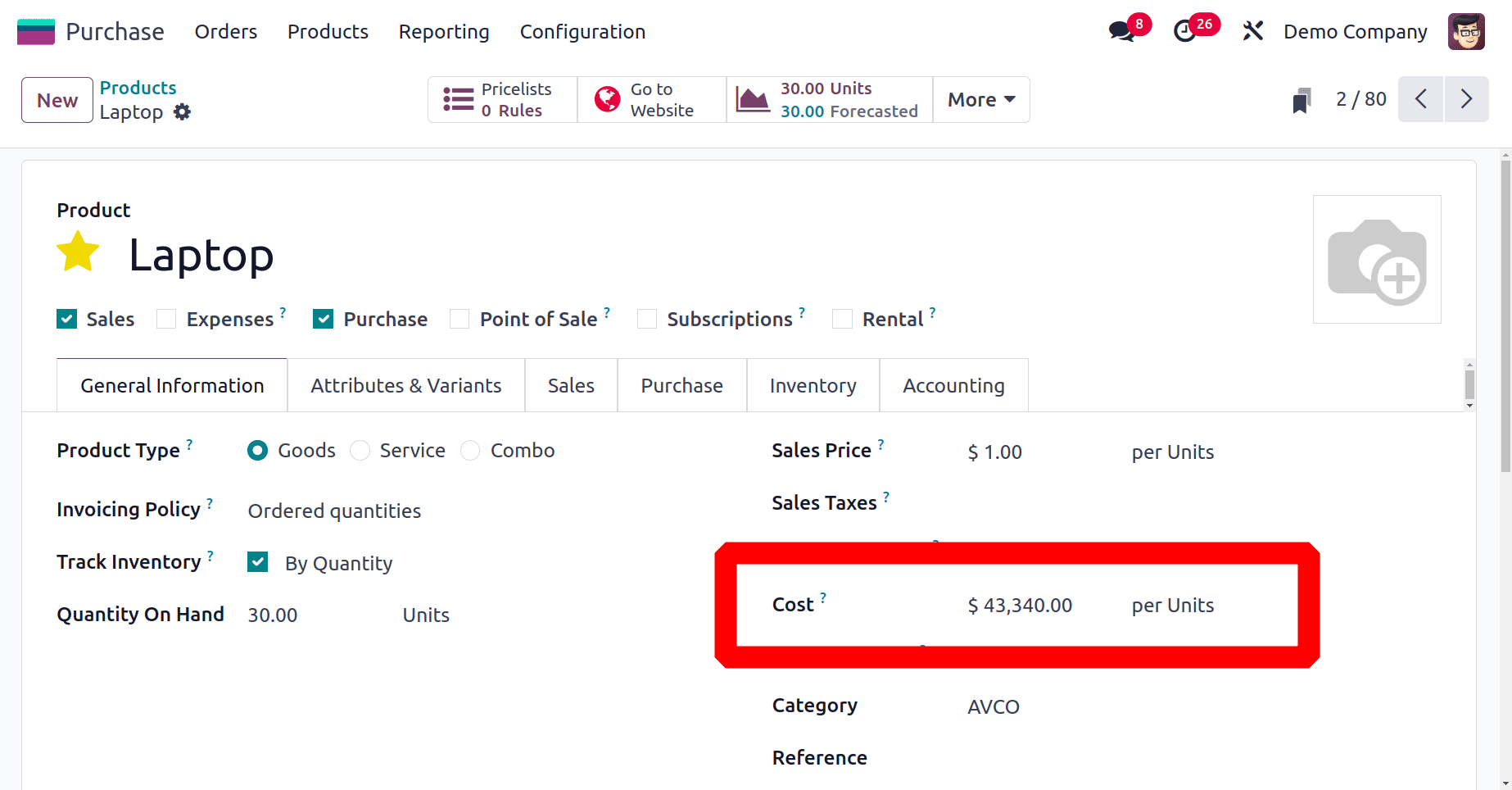 How to Manage Product Pricing with Landed Costs in Odoo 18-cybrosys