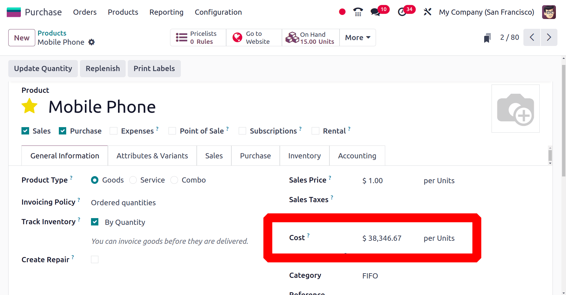 How to Manage Product Pricing with Landed Costs in Odoo 18-cybrosys