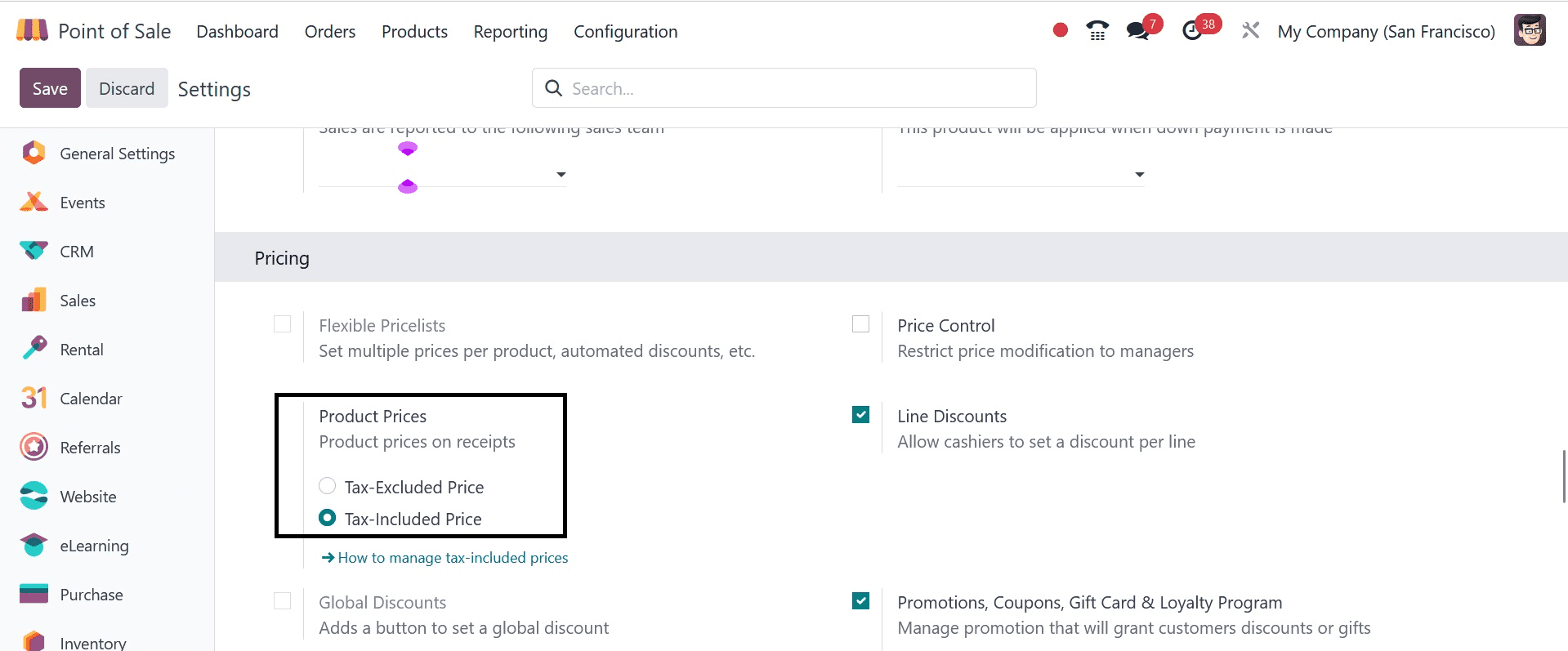 How to Manage Product Tax Prices in Odoo 17 POS-cybrosys