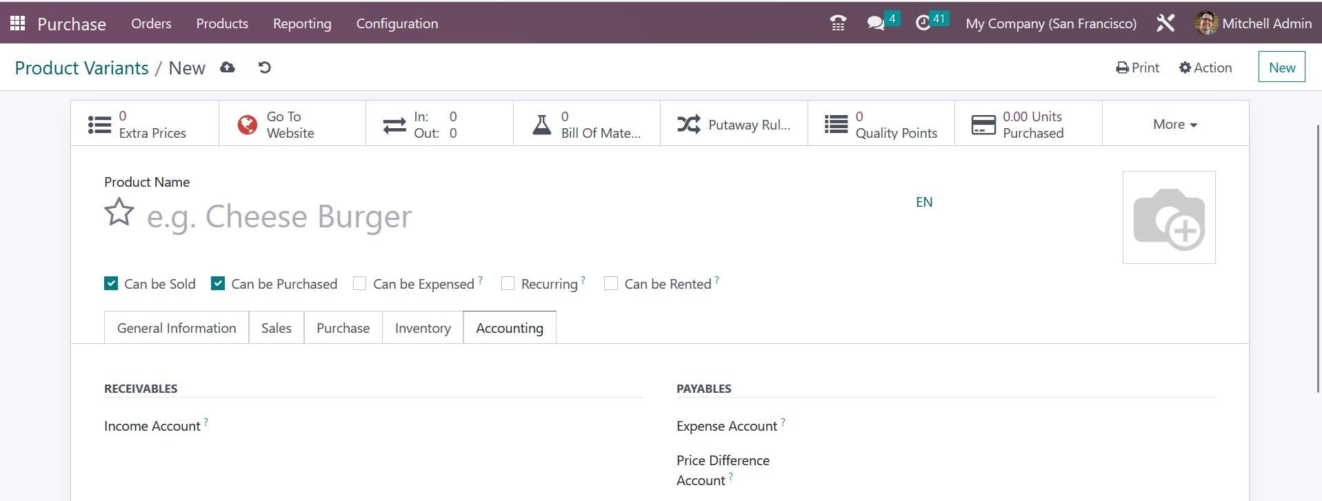 How to Manage Product Variants With the Odoo 16 Purchase App-cybrosys