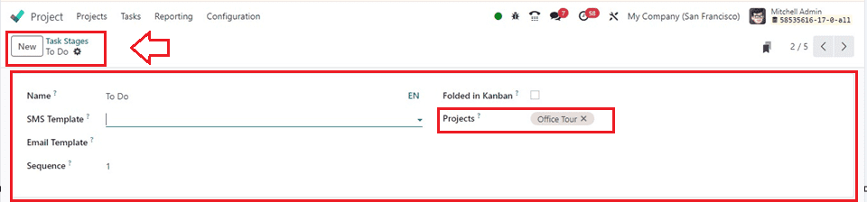 How to Manage Project Stages & Task Stages in Odoo 17-cybrosys