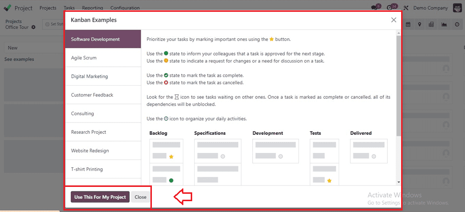 How to Manage Project Stages & Task Stages in Odoo 17-cybrosys