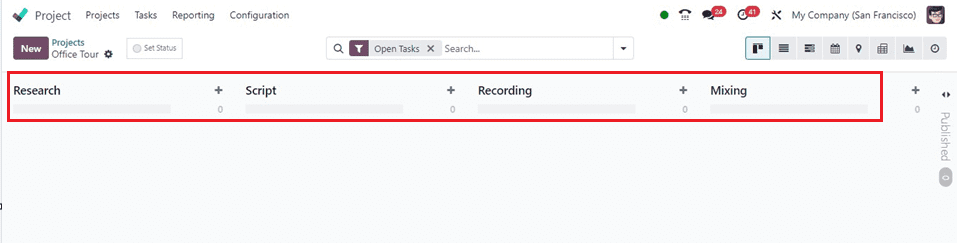 How to Manage Project Stages & Task Stages in Odoo 17-cybrosys