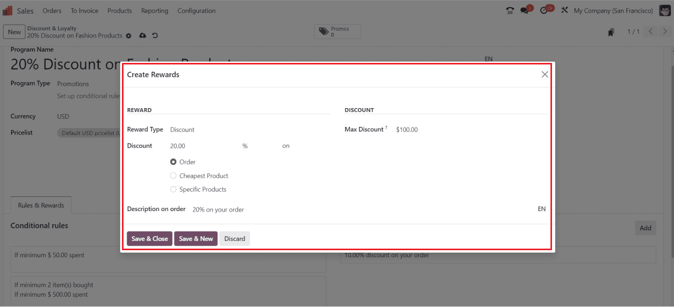 How to Manage Promotion & Coupon Programs Using Odoo 17 Sales-cybrosys