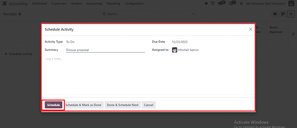 How to Manage Purchase Receipts Inside the Odoo 17-cybrosys