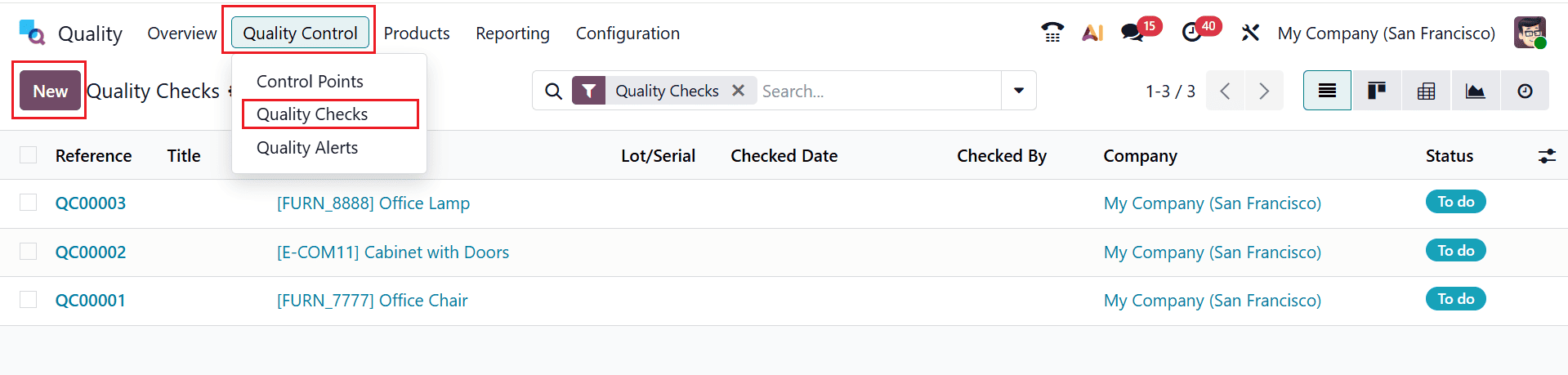 How to Manage Quality Checks and Alerts in Odoo 19-cybrosys