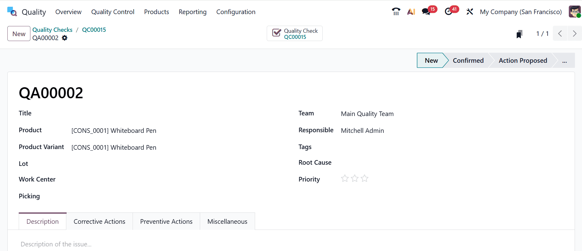 How to Manage Quality Checks and Alerts in Odoo 19-cybrosys