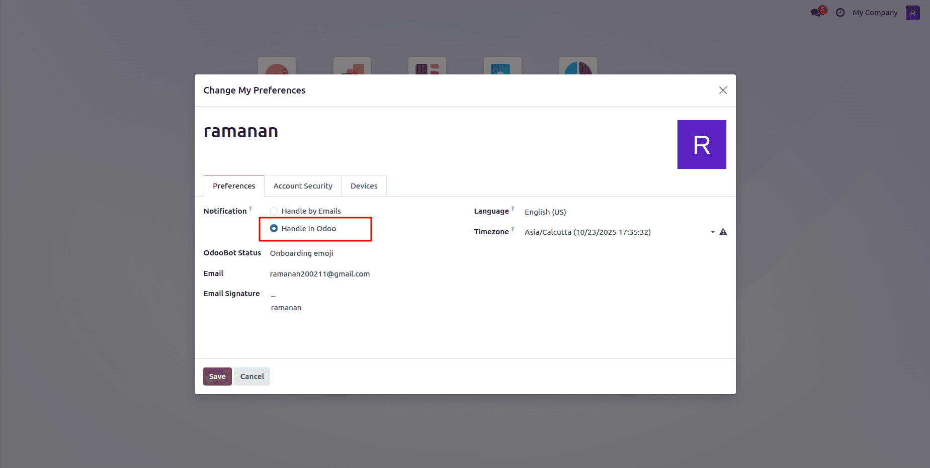 How to Manage Reception of Chat Notification to the Inbox with Odoo 18-cybrosys