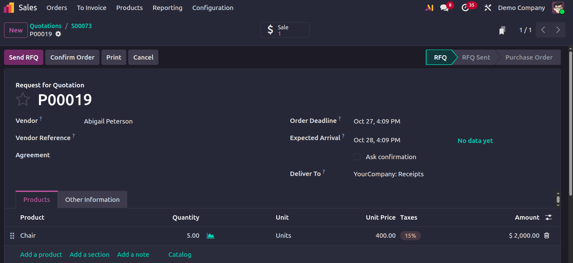 How to Manage Reception Reports Efficiently in Odoo 19 Operations-cybrosys