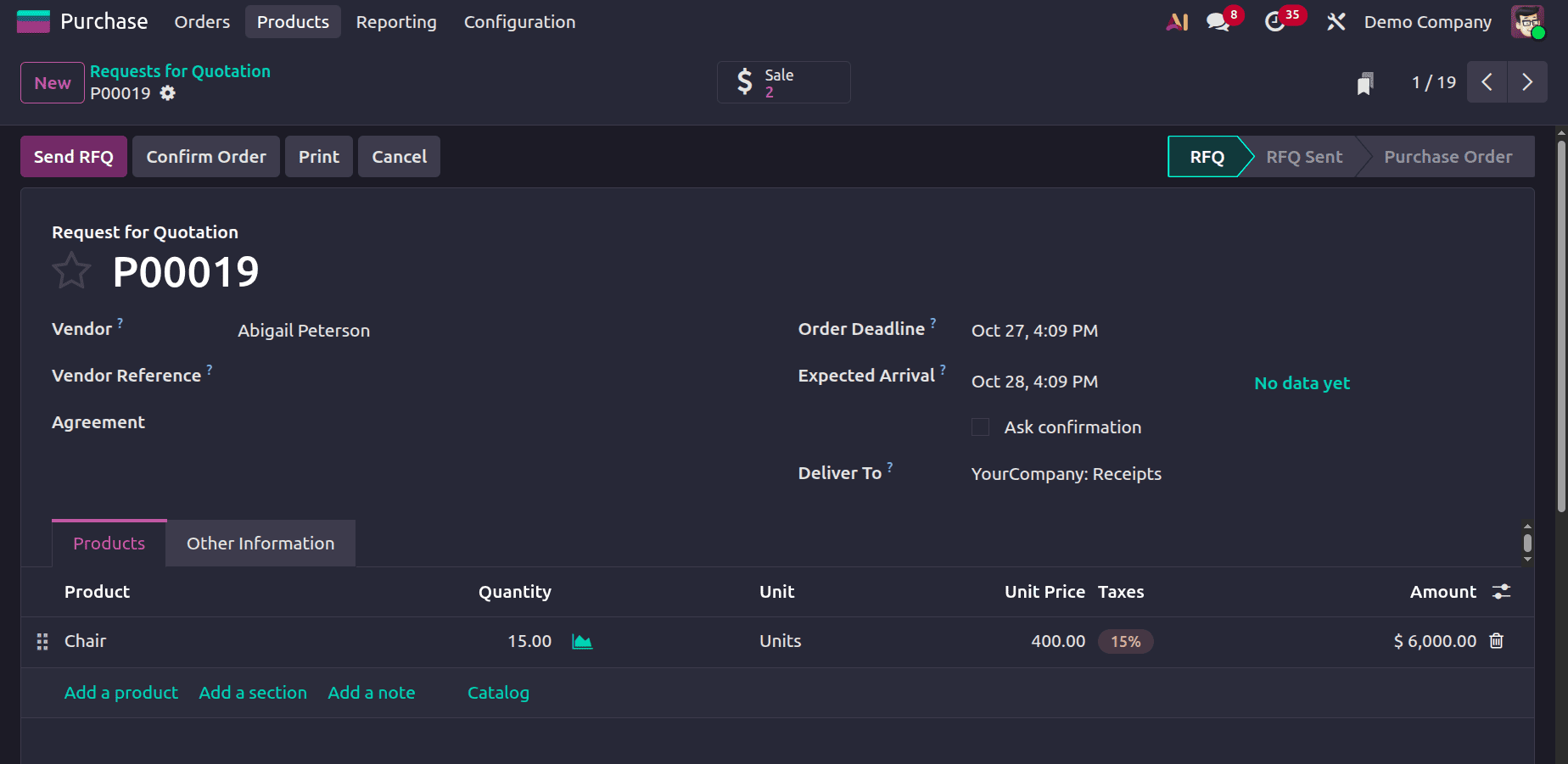 How to Manage Reception Reports Efficiently in Odoo 19 Operations-cybrosys