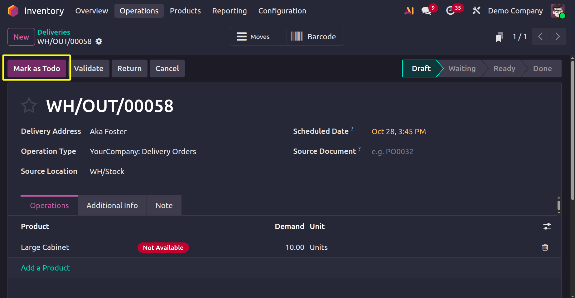 How to Manage Reception Reports Efficiently in Odoo 19 Operations-cybrosys