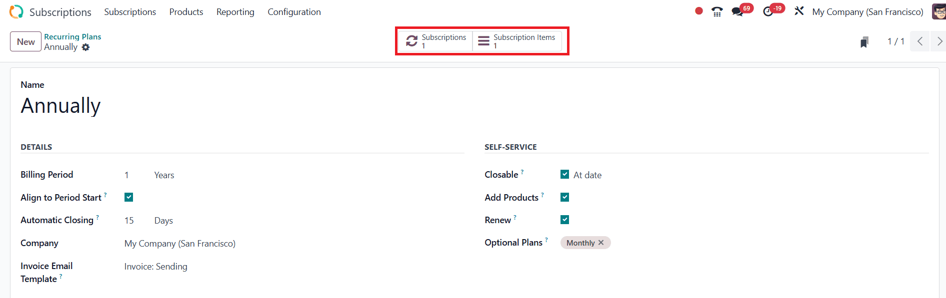 How to Manage Recurring plans for Odoo 18 Subscription-cybrosys