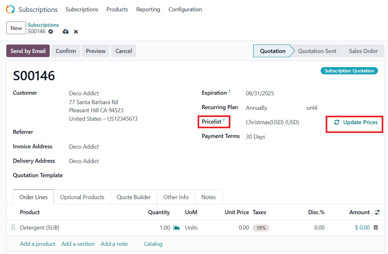 How to Manage Recurring plans for Odoo 18 Subscription-cybrosys