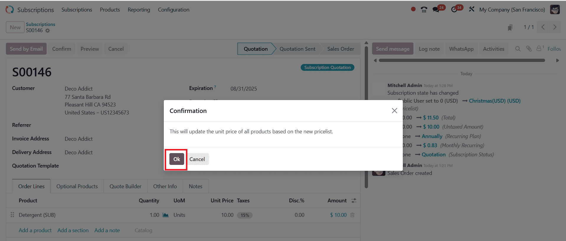 How to Manage Recurring plans for Odoo 18 Subscription-cybrosys