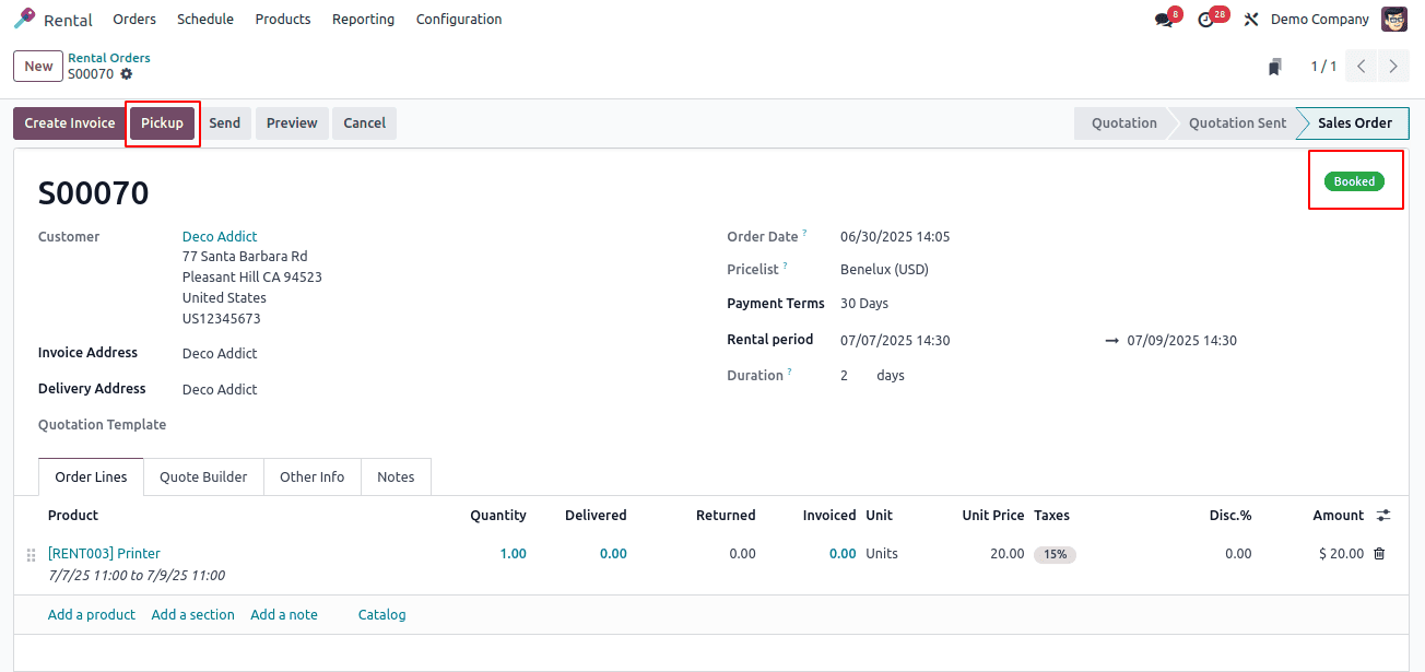 How to Manage Rental Orders in Odoo 18-cybrosys