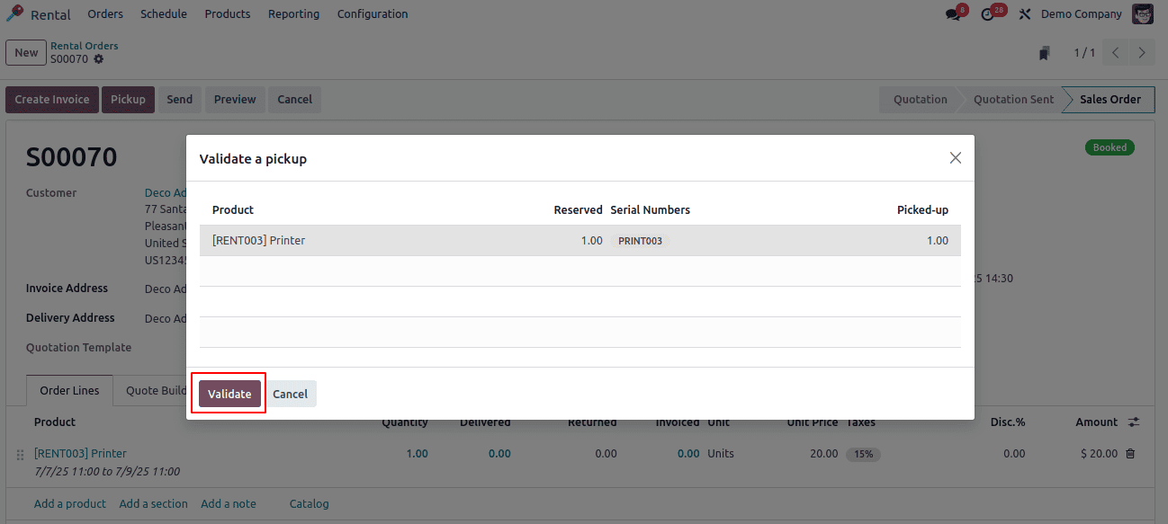 How to Manage Rental Orders in Odoo 18-cybrosys