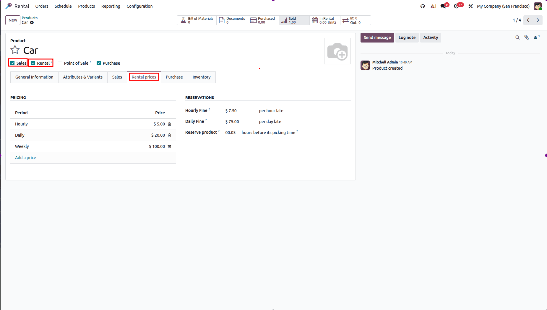 How to Manage Rental Orders in Odoo 19-cybrosys
